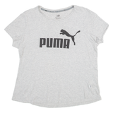 PUMA Womens T-Shirt Grey UK 16