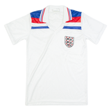 England Mens T-Shirt White Collared M