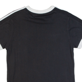 ADIDAS Womens T-Shirt Black UK 6