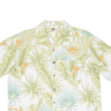 Mens Hawaiian Shirt Green Floral L
