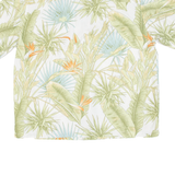 Mens Hawaiian Shirt Green Floral L
