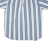 Mens Shirt Blue Striped L