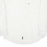 MCGREGOR Mens Plain Shirt White Long Sleeve L