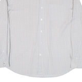 DOCKERS Mens Shirt Beige Check Long Sleeve L