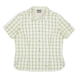 JACK WOLFSKIN Womens Shirt Green Check UK 16
