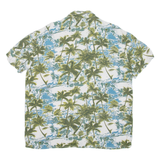 YES OR NO Mens Hawaiian Shirt Blue Floral M