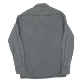 LEE COOPER Mens Plain Shirt Grey Long Sleeve L