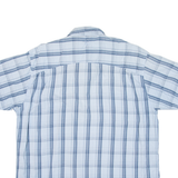 WRANGLER Mens Shirt Blue Check L