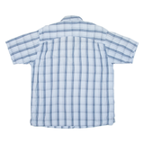 WRANGLER Mens Shirt Blue Check L