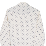 LEVI'S Skulls Mens Shirt White Long Sleeve S