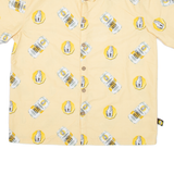 BUNDABERG Ginger Beer Mens Shirt Yellow S