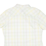 COLUMBIA Womens Shirt Yellow Check L