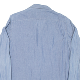 GAP Womens Plain Shirt Blue Long Sleeve M