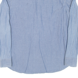GAP Womens Plain Shirt Blue Long Sleeve M