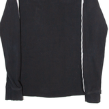 ADIDAS Womens T-Shirt Black Long Sleeve UK 8