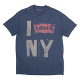 LEVI'S New York Mens T-Shirt Blue M