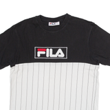 FILA Striped Mens T-Shirt Black S