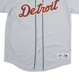 MAJESTIC Detroit Tigers Alternate Mens Jersey Grey USA M