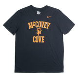 NIKE San Francisco Giants McCovey Cove Mens T-Shirt Black USA Crew Neck XL