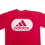 ADIDAS Mens T-Shirt Red Crew Neck L