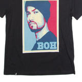 KANGOL BOH Mens T-Shirt Black Crew Neck M