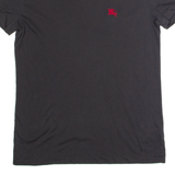 BURBERRY BRIT Mens T-Shirt Black V-Neck S
