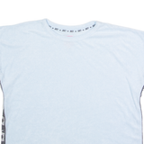 JUICY COUTURE Towelling Womens T-Shirt Blue Crew Neck XL