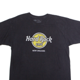 HARD ROCK CAFE New Orleans Mens T-Shirt Black USA Crew Neck L