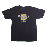 HARD ROCK CAFE New Orleans Mens T-Shirt Black USA Crew Neck L