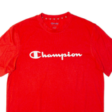 CHAMPION Mens T-Shirt Red L