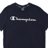 CHAMPION Mens T-Shirt Blue S