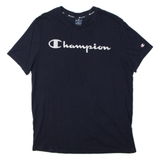 CHAMPION Mens T-Shirt Blue S