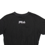FILA Cropped Womens T-Shirt Black L