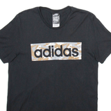 ADIDAS Mens T-Shirt Black S