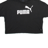 PUMA Cropped Womens T-Shirt Black L