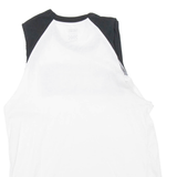VANS Womens Vest White Sleeveless XS
