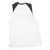 VANS Womens Vest White Sleeveless XS