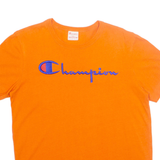CHAMPION Mens T-Shirt Orange M