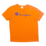 CHAMPION Mens T-Shirt Orange M