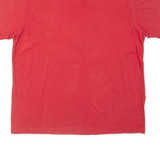 REEBOK Womens T-Shirt Red V-Neck M