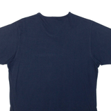 CHAMPION Womens T-Shirt Blue V-Neck L