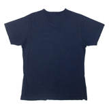 CHAMPION Womens T-Shirt Blue V-Neck L