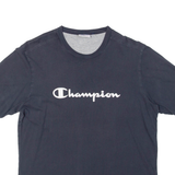 CHAMPION Mens T-Shirt Blue L