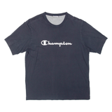 CHAMPION Mens T-Shirt Blue L