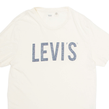 LEVI'S Mens T-Shirt Cream M