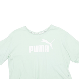 PUMA Cropped Womens T-Shirt Green M