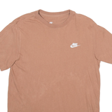 NIKE Mens T-Shirt Beige S