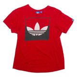 ADIDAS Mens T-Shirt Red S