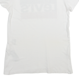 LEVI'S Womens T-Shirt White XXS