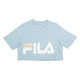 FILA Cropped Womens T-Shirt Blue M